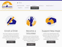 Tablet Screenshot of newhopeoklahoma.org